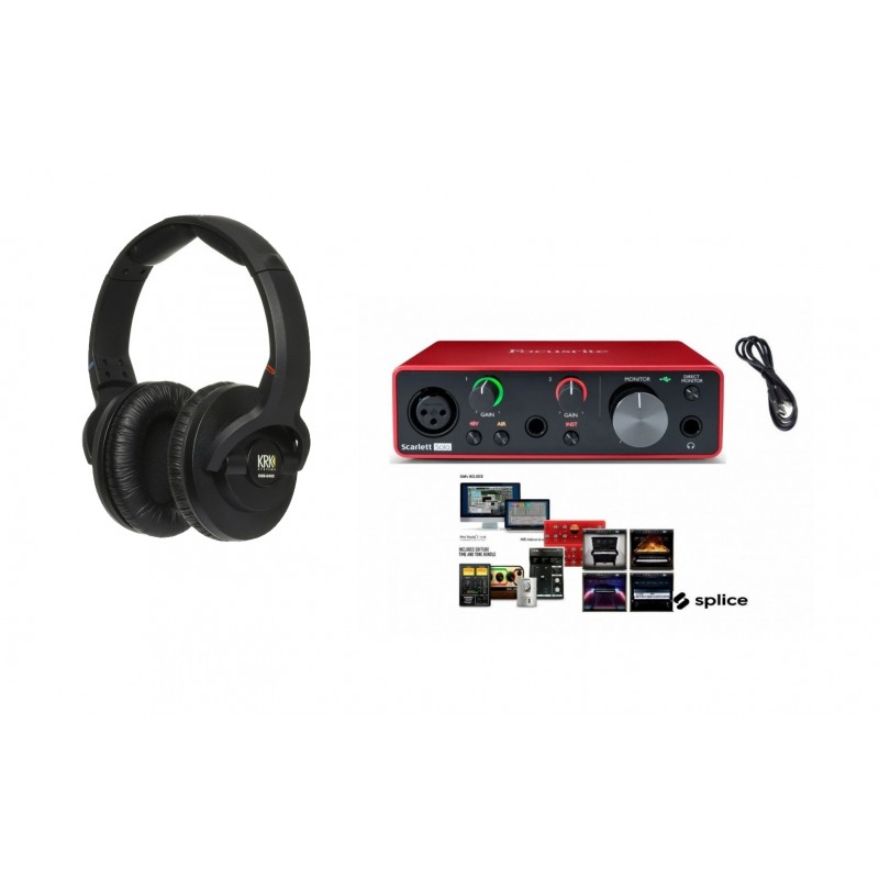Interfejs Audio + Słuchawki Zestaw Basic Studio Zestaw 012 - 1