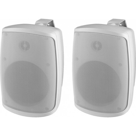 Monacor WALL-04slsWS - głośniki instalacyjne, para