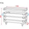 Showtec Case for 12x Sunstrip Active - 8 Showtec Case for 12x Sunstrip Active - 8