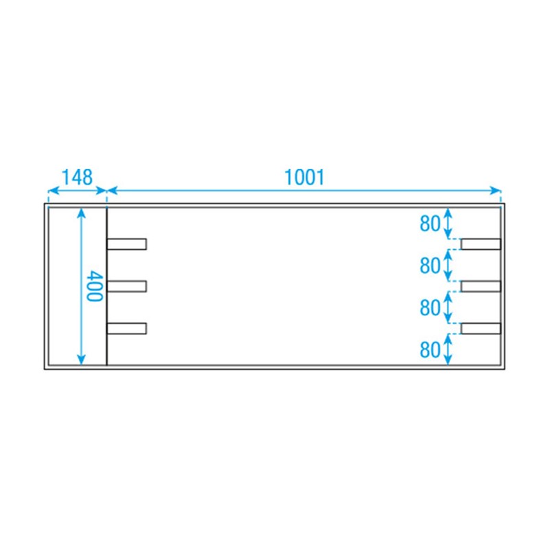 Showtec Case for 12x Sunstrip Active - 9 Showtec Case for 12x Sunstrip Active - 9