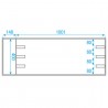 Showtec Case for 12x Sunstrip Active - 9 Showtec Case for 12x Sunstrip Active - 9