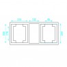 Showtec Case for 2 x Phantom 25/50/65 - 5 Showtec Case for 2 x Phantom 25/50/65 - 5