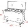 Showtec Case for 2x Phantom 250 Spot - 5 Showtec Case for 2x Phantom 250 Spot - 5