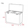 Showtec Case for 2x Shark Spot / Wash / Zoom / Combi - 4 Showtec Case for 2x Shark Spot / Wash / Zoom / Combi - 4
