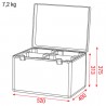 Showtec Case for 4 x Kanjo 10 / 60 Value Line - 6 Showtec Case for 4 x Kanjo 10 / 60 Value Line - 6