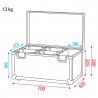 Showtec Case for 4 x Kanjo 10 / 60 - 6 Showtec Case for 4 x Kanjo 10 / 60 - 6