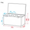 Showtec Case for 4x Club par - 6 Showtec Case for 4x Club par - 6
