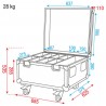 Showtec Case for 8x Compact Par 7 - 3 Showtec Case for 8x Compact Par 7 - 3