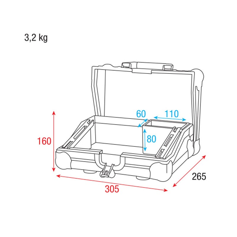 Showtec Case for ColorCue 1 - 5 Showtec Case for ColorCue 1 - 5