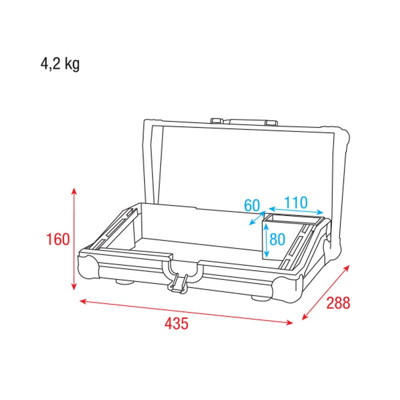Showtec Case for ColorCue 2 - 5 Showtec Case for ColorCue 2 - 5