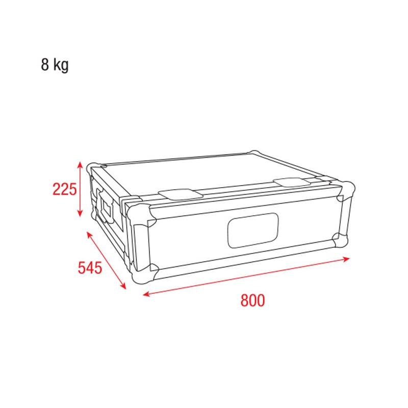 Showtec Case for LAMPY 40 - 3 Showtec Case for LAMPY 40 - 3