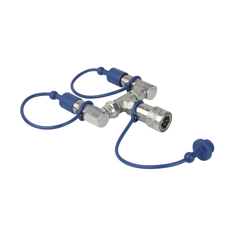 Showtec CO2 3/8 Q-Lock 2-way Combiner