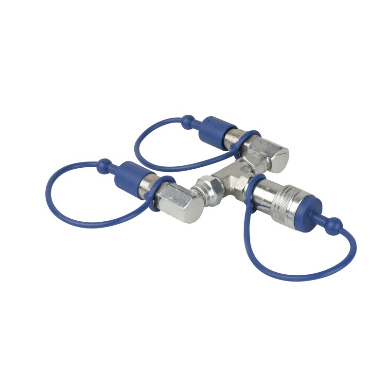 Showtec CO2 3/8 Q-Lock 2-way Combiner - 2