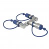 Showtec CO2 3/8 Q-Lock 2-way Combiner - 2