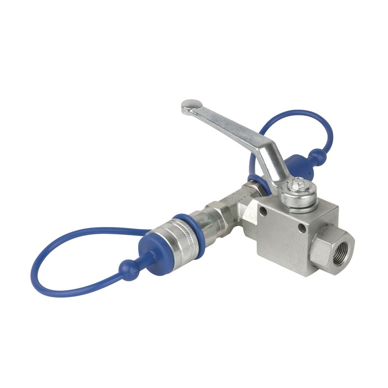 Showtec CO2 3/8 Q-lock Release Valve - 2 Showtec CO2 3/8 Q-lock Release Valve - 2