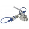 Showtec CO2 3/8 Q-lock Release Valve - 2 Showtec CO2 3/8 Q-lock Release Valve - 2