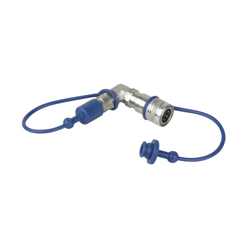 Showtec CO2 90" 3/8 Q-Lock Connector - 2 Showtec CO2 90" 3/8 Q-Lock Connector - 2