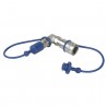 Showtec CO2 90" 3/8 Q-Lock Connector - 2 Showtec CO2 90" 3/8 Q-Lock Connector - 2