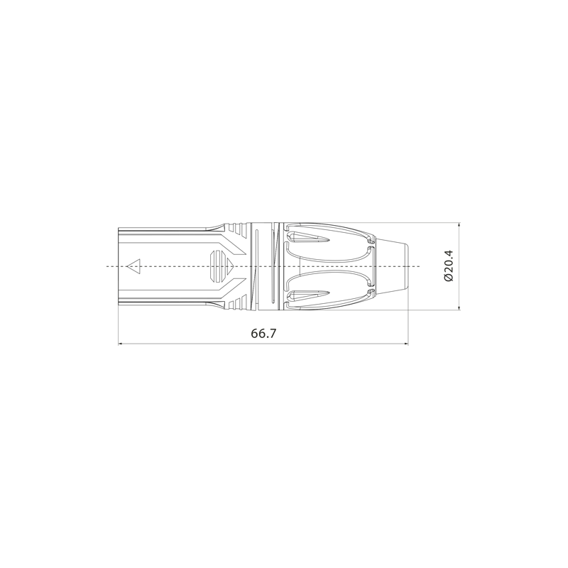 Roxtone RX3M-NT - Wtyk typu XLR, męski - 2