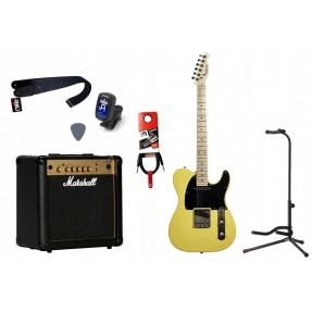 Gitara Elektryczna + Wzmacniacz 15W Kabel Zestaw 576 - 1