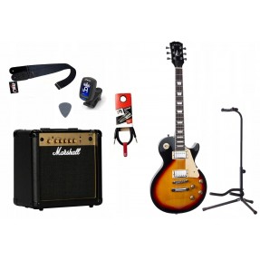Gitara Elektryczna + Wzmacniacz 15W Kabel Zestaw 577 - 1