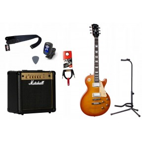 Gitara Elektryczna + Wzmacniacz 15W Kabel Zestaw 580 - 1