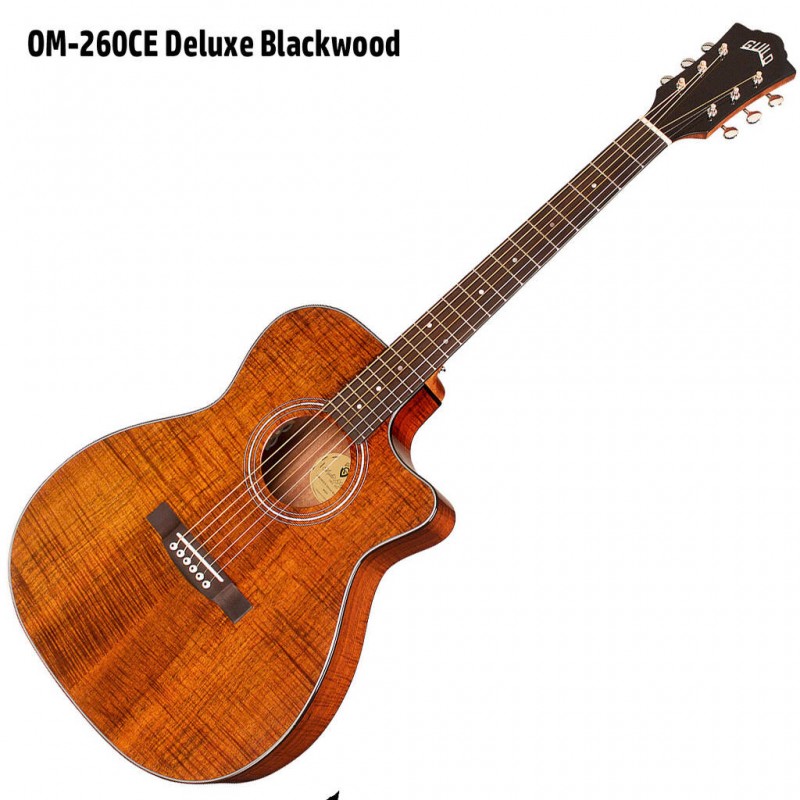 Guild OM-260CE Deluxe Blackwood - Gitara elektro-akustyczna - 2