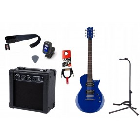 Gitara Elektryczna + Wzmacniacz 7W Kabel Zestaw 623 - 1