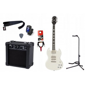 Gitara Elektryczna + Wzmacniacz 7W Kabel Zestaw 631 - 1