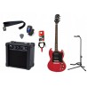 Gitara Elektryczna + Wzmacniacz 7W Kabel Zestaw 633 - 1 Gitara Elektryczna + Wzmacniacz 7W Kabel Zestaw 633 - 1