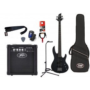 Gitara Basowa + Wzmacniacz 10W Kabel Zestaw 044 - 1