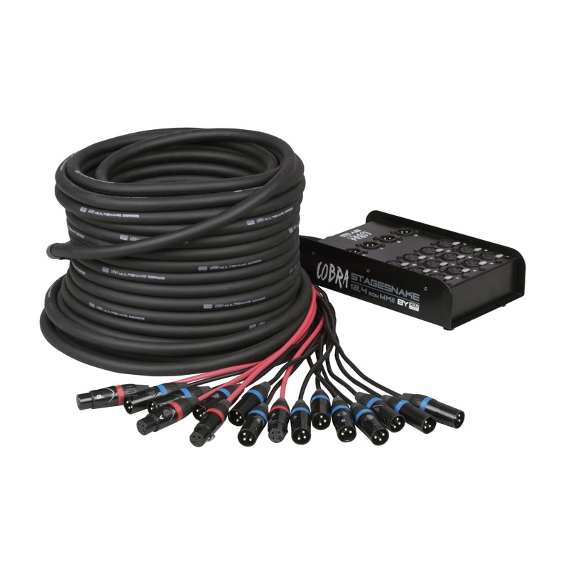 DAP Audio CobraX 12/4 StageSnake - 30 m - 1 DAP Audio CobraX 12/4 StageSnake - 30 m - 1