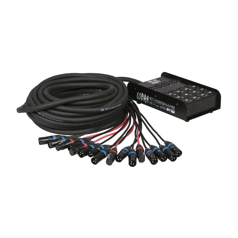 DAP Audio CobraX 12/4 StageSnake - 15 m - 1 DAP Audio CobraX 12/4 StageSnake - 15 m - 1