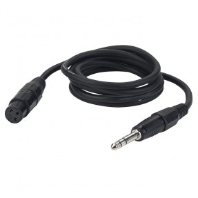 DAP Audio FL03 - bal. XLR/F 3P to Jack stereo - 1,5 m - 1