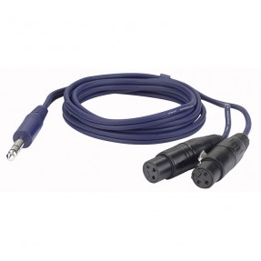 DAP Audio FL37 - 2 x bal. XLR 3P, female to Jack stereo - 1,5 m - 1