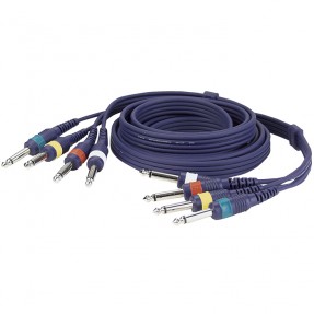 DAP Audio FL20 - 4 mono Jack to 4 mono Jack - 1,5 m - 1