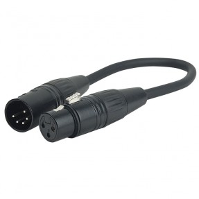 DAP Audio FLA36 - XLR 5P male to XLR 3P female - 1