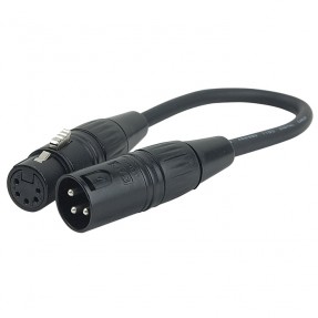 DAP Audio FLA37 - XLR 3P male to XLR 5P female - 1