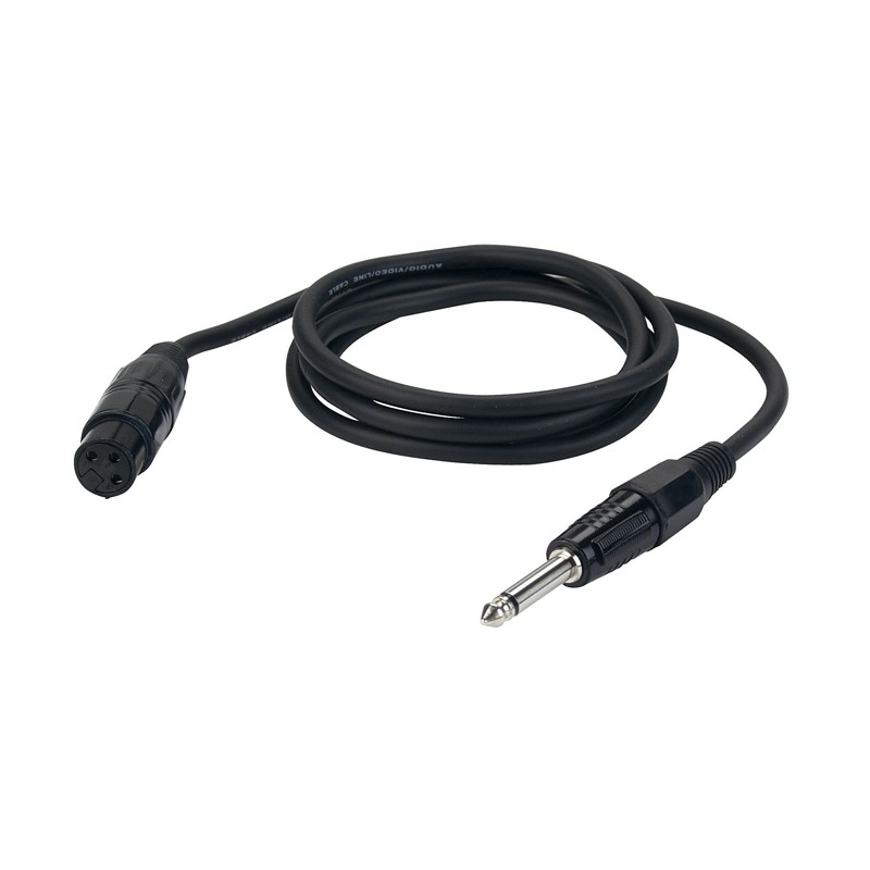 DAP Audio FL02 - unbal. XLR/F 3P to Jack mono - 3 m - 1 DAP Audio FL02 - unbal. XLR/F 3P to Jack mono - 3 m - 1