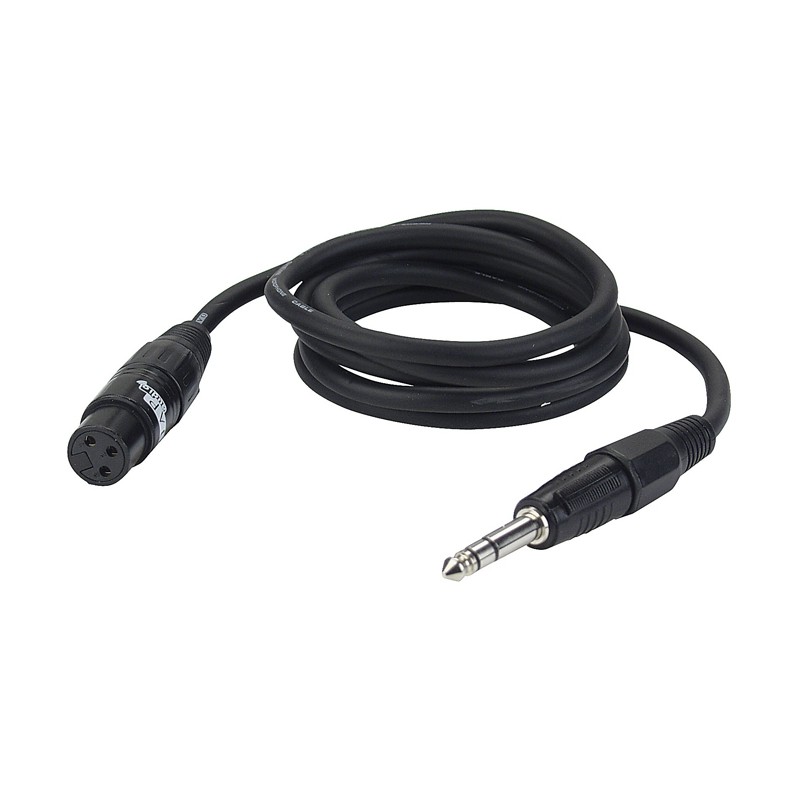 DAP Audio FL03 - bal. XLR/F 3P to Jack stereo - 3 m - 1 DAP Audio FL03 - bal. XLR/F 3P to Jack stereo - 3 m - 1