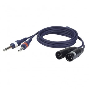 DAP Audio FL44 - 2 unbal. Jack mono L/R to 2 XLR/M 3P - 3 m - 1