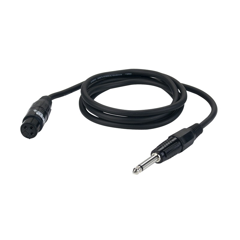 DAP Audio FL02 - unbal. XLR/F 3P to Jack mono - 6 m - 1 DAP Audio FL02 - unbal. XLR/F 3P to Jack mono - 6 m - 1