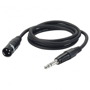 DAP Audio FL04 - bal. XLR/M 3P to Jack stereo - 6 m - 1