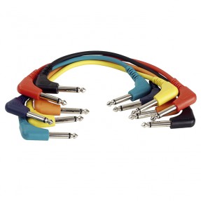 DAP Audio FL41 - 6 coloured unbal. patch 90" to 90" - 90 cm, black - 1