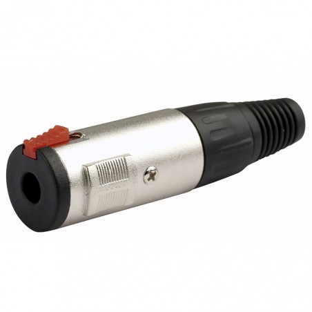 DAP Audio Jack Plug, Stereo, Locking, female - 1
