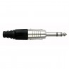 DAP Audio 6.3 mm Jack Plug Stereo Nickel housing - Black end cap - 1