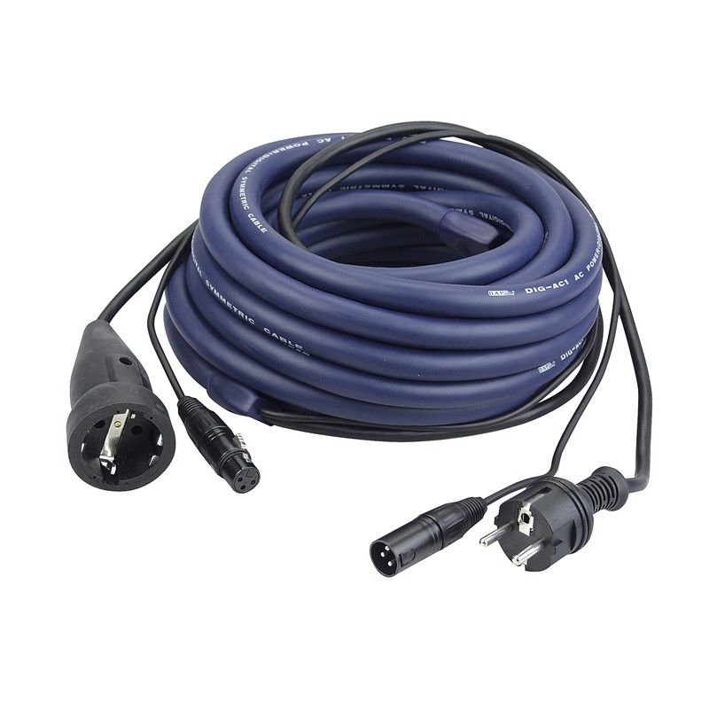 DAP Audio FP05 - Schuko/XLR M - Schuko/XLR F - DMX / Power - 3 m - 1 DAP Audio FP05 - Schuko/XLR M - Schuko/XLR F - DMX / Power - 3 m - 1