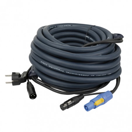 DAP Audio FP06 - Schuko/XLR M - powerCON/XLR F - DMX / Power - 20 m - 1