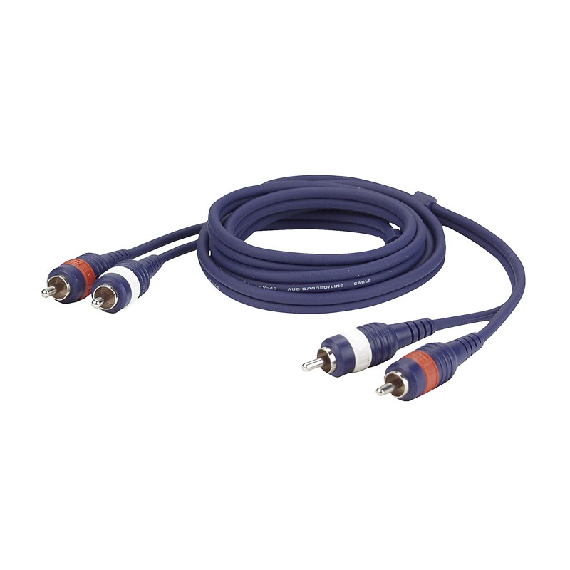 DAP Audio FL24 - 2 RCA male L/R to 2 RCA male L/R - 1