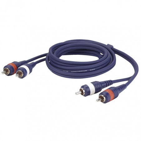 DAP Audio FL24 - 2 RCA male L/R to 2 RCA male L/R - 1
